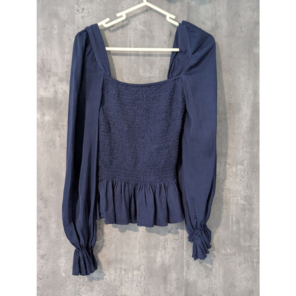 Women's TCEC Blue Long Sleeve Blouse Size S - Picture 5 of 7